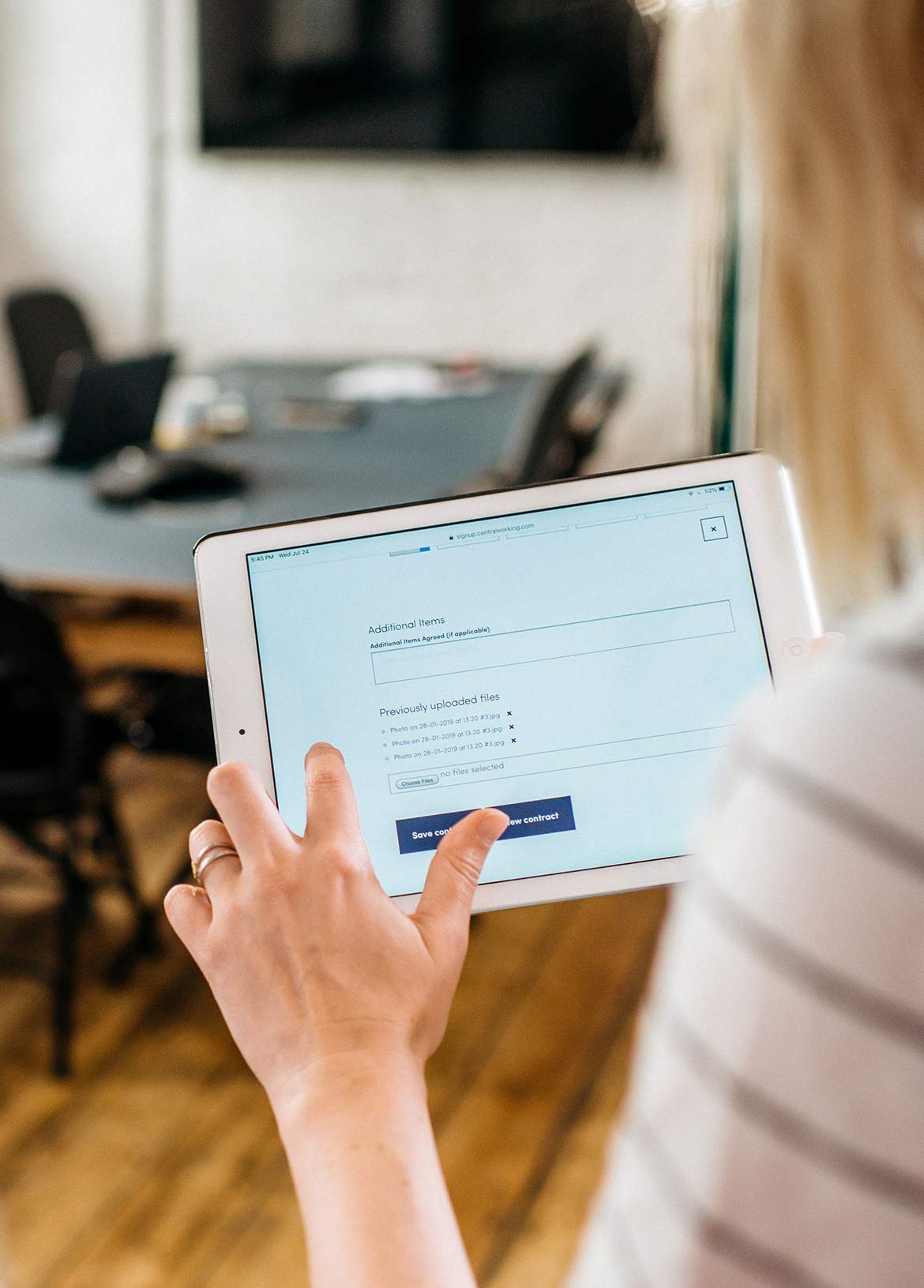 Central Working website being tested at Dark Blue
